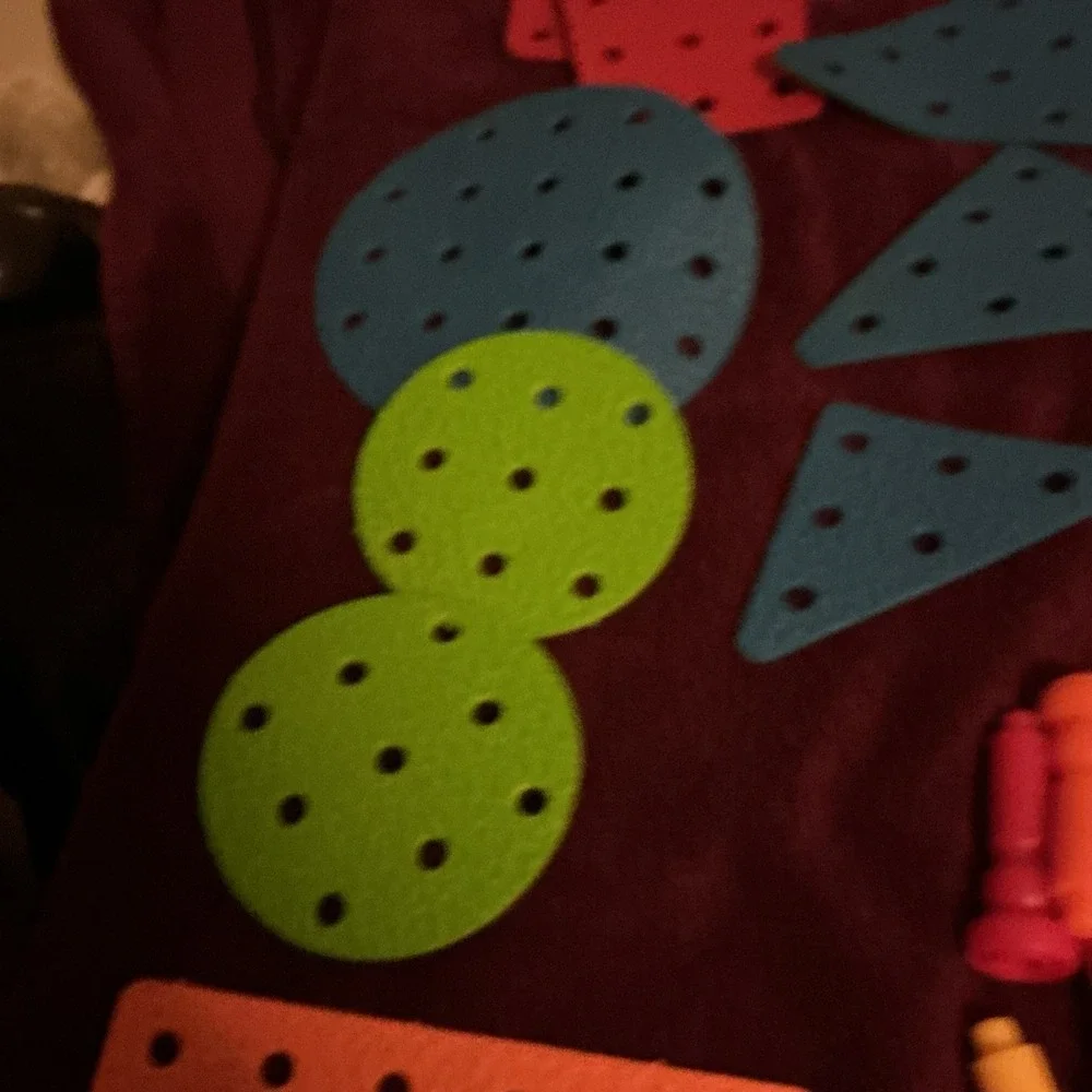 Little Hands Button Art And Lauri Foam Peg Puzzles,‎ Large Lot